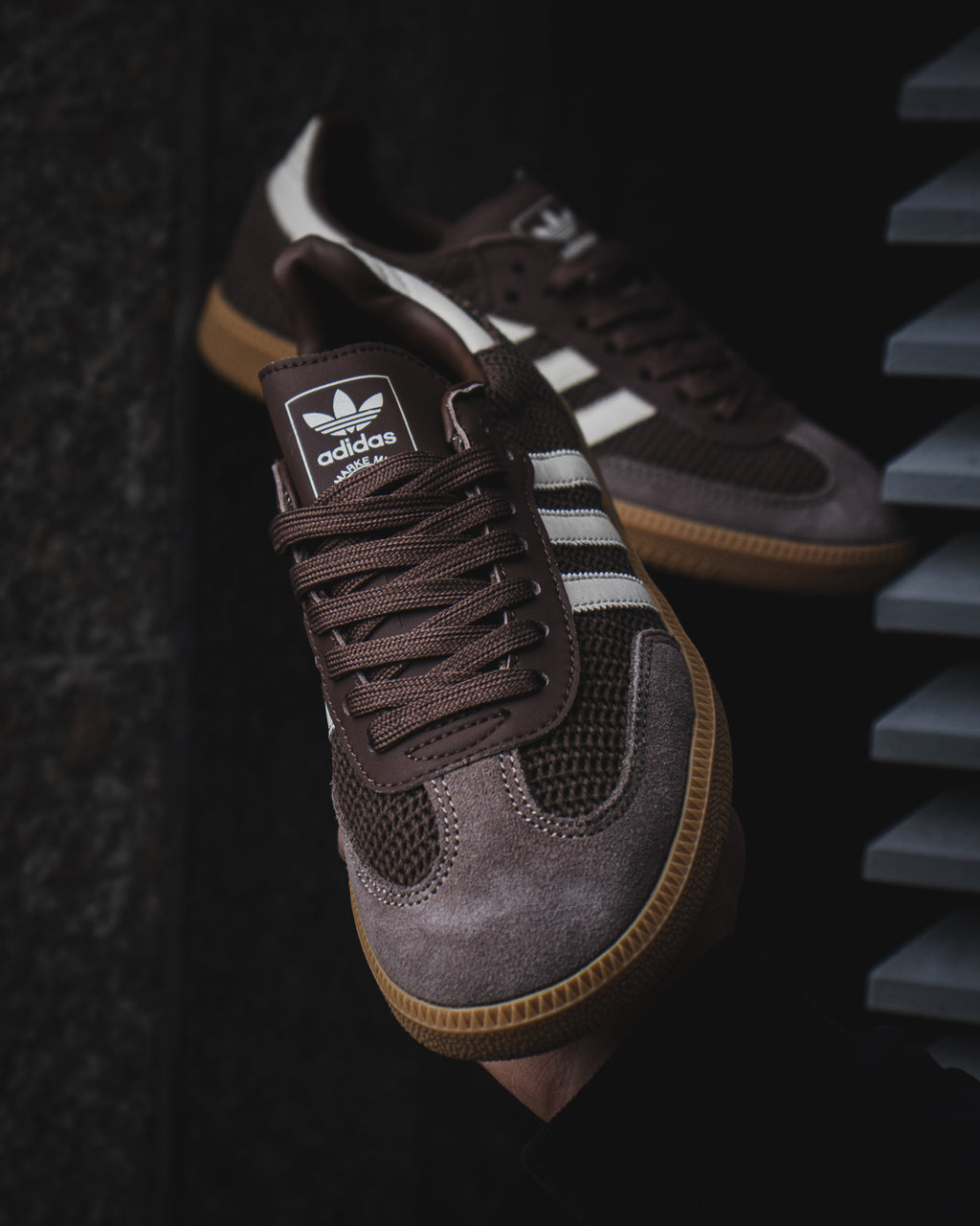 Adidas Samba color "Earth Strata/Wonder White"