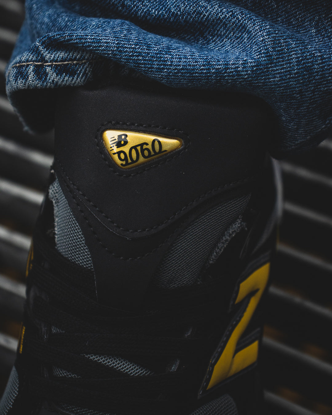 New Balance 9060 Black and Yellow