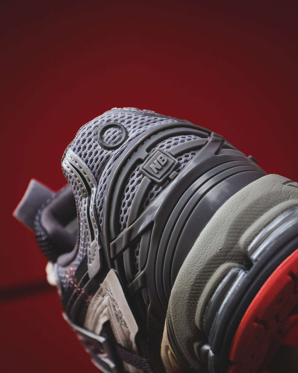 New Balance 1906A Slate Grey Drift Red