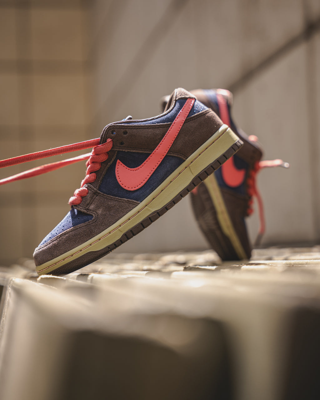 Nike SB Dunk Low Pro Baroque Brown, Adobe y Midnight Navy