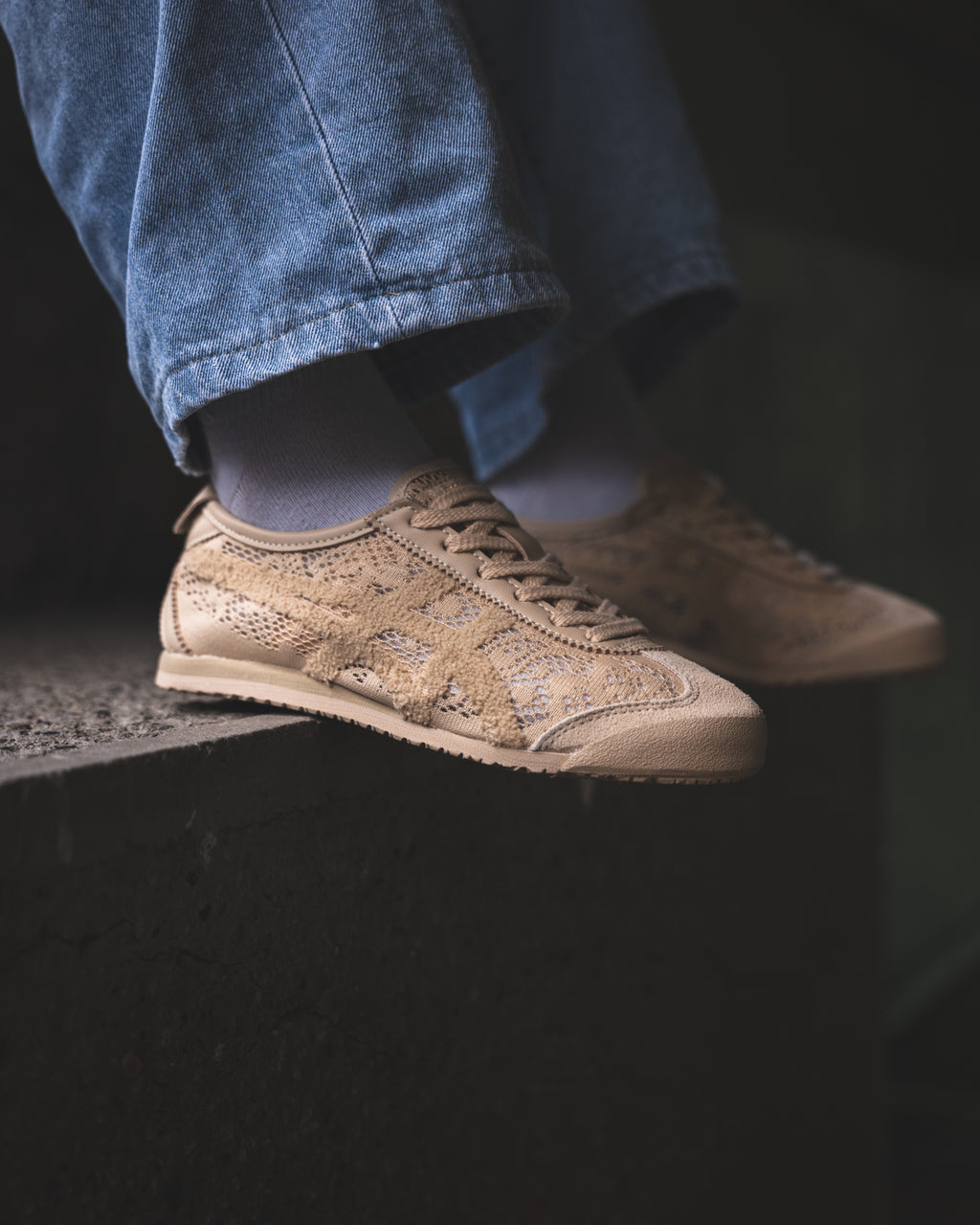Onitsuka Tiger Mexico 66 Jacquard Mesh Beige
