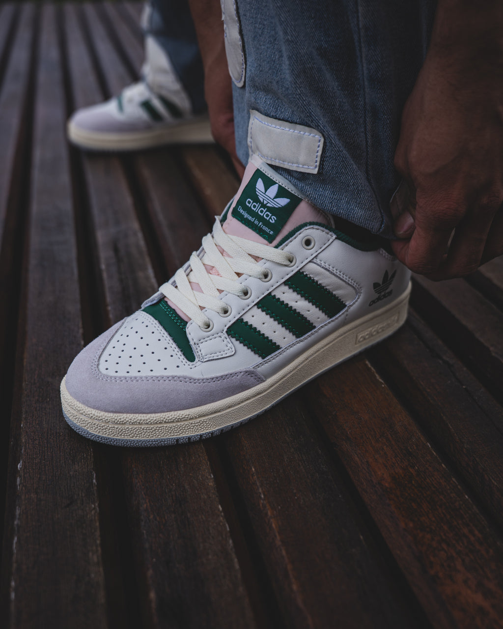 Adidas Centennial 85 Low 'Cloud White Green'