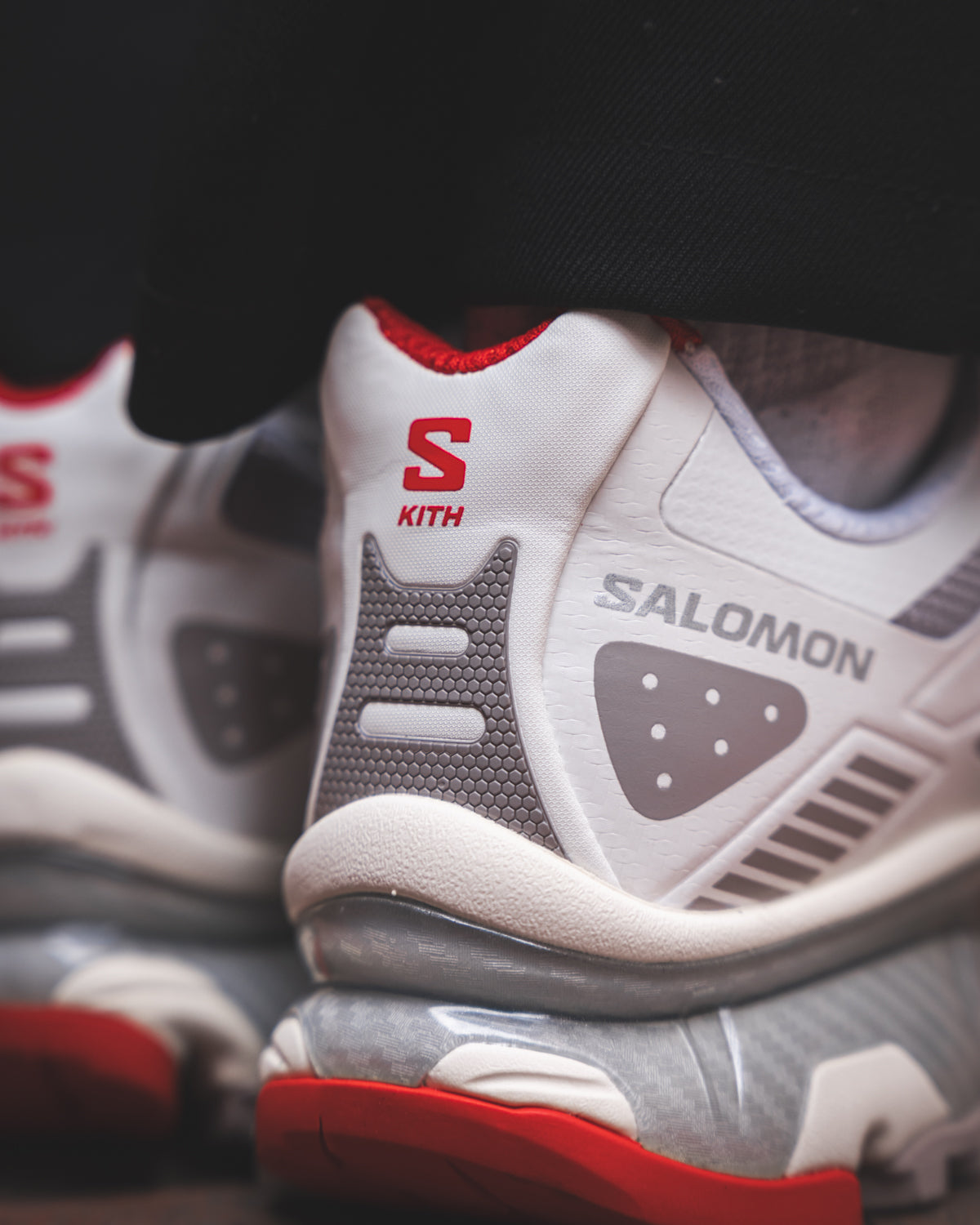 Kith x Salomon XT-4K "Kithmas White Red"