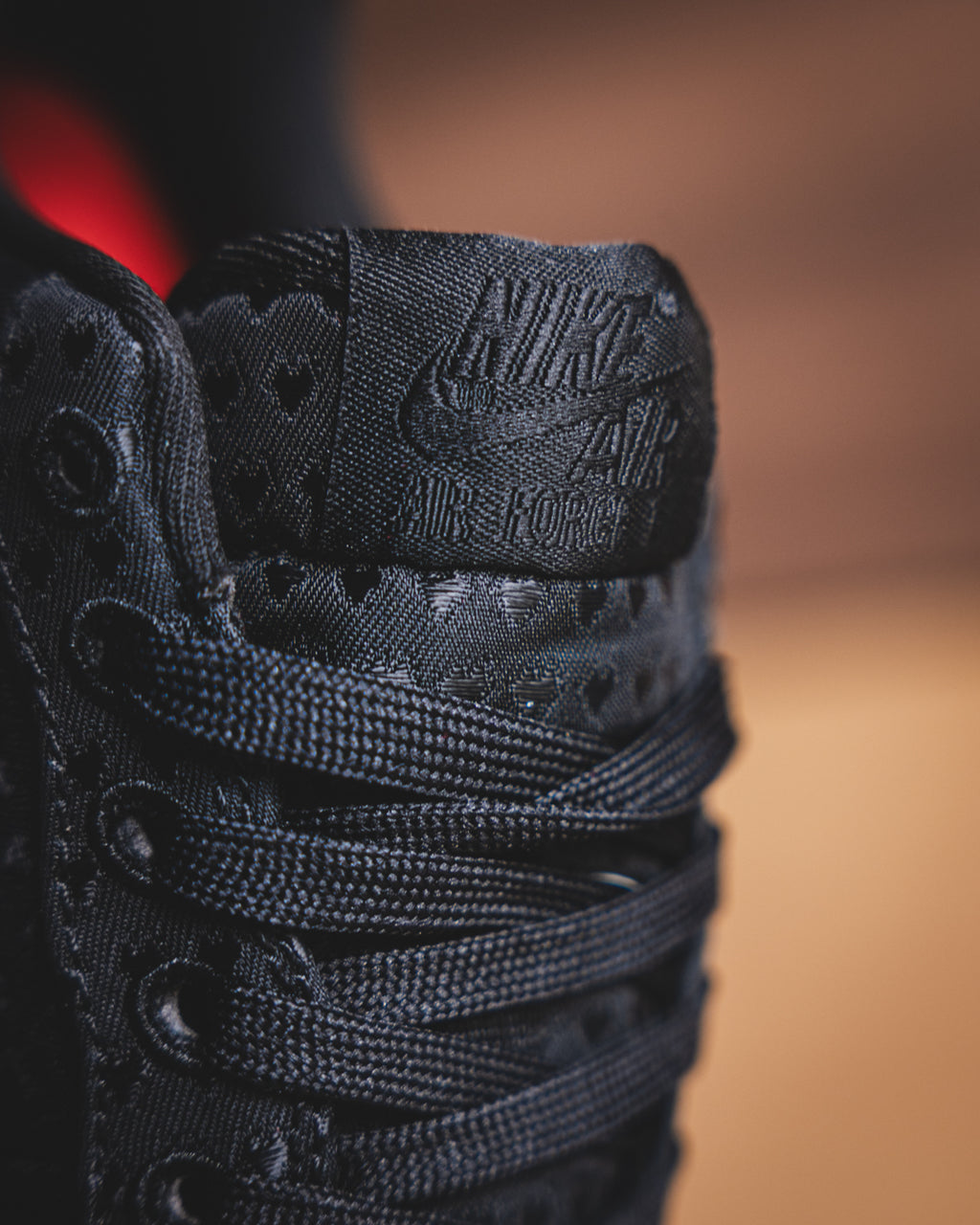 Nike Air Force 1 Low "Valentine's Day" Triple Black