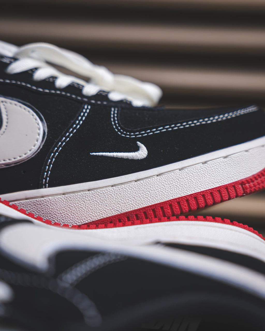 Nike Air Force 1 Low "First Use - Black White Red"