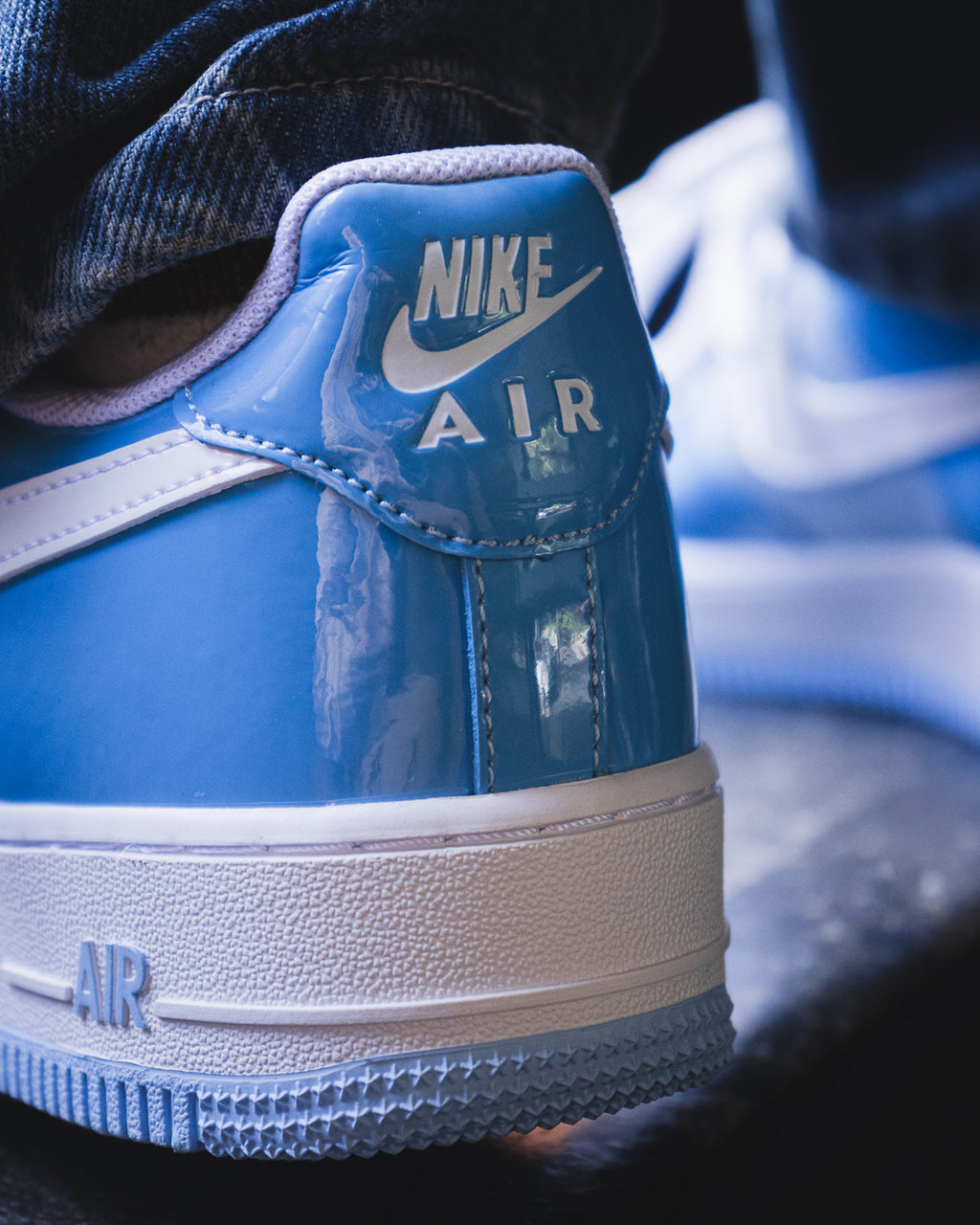 Nike Air Force 1 Low '07 LV8 'Psychic Blue Patent'