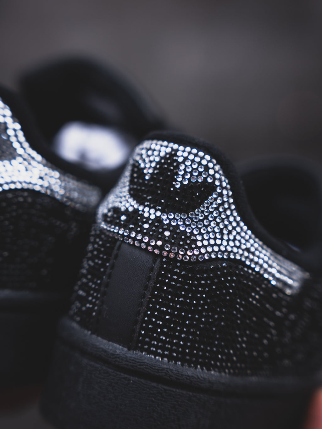 Adidas Superstar II Rhinestone "Black Silver"