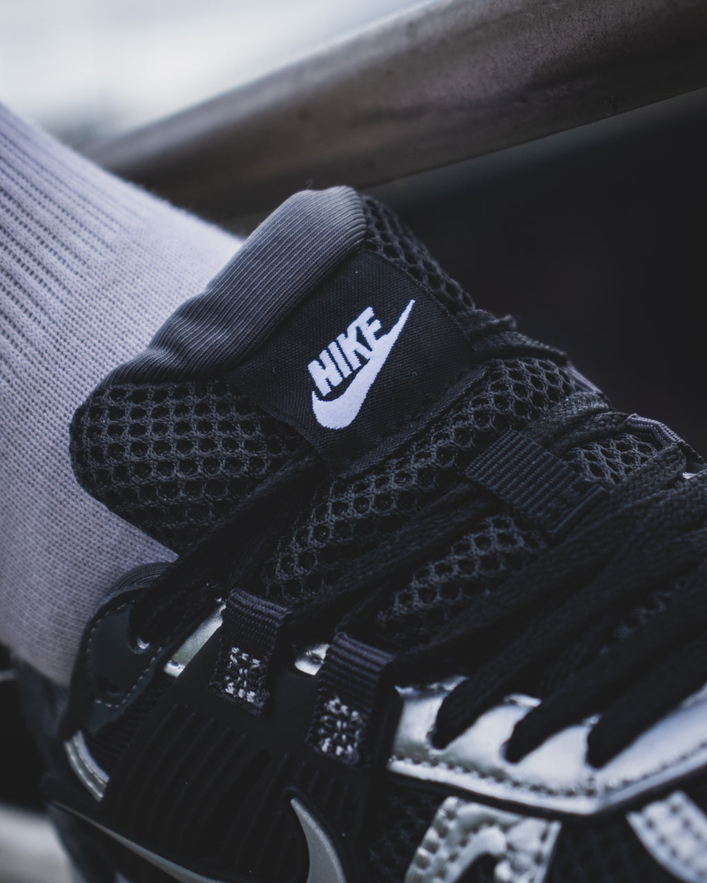 Nike V2K Run "Black Metallic Silver"
