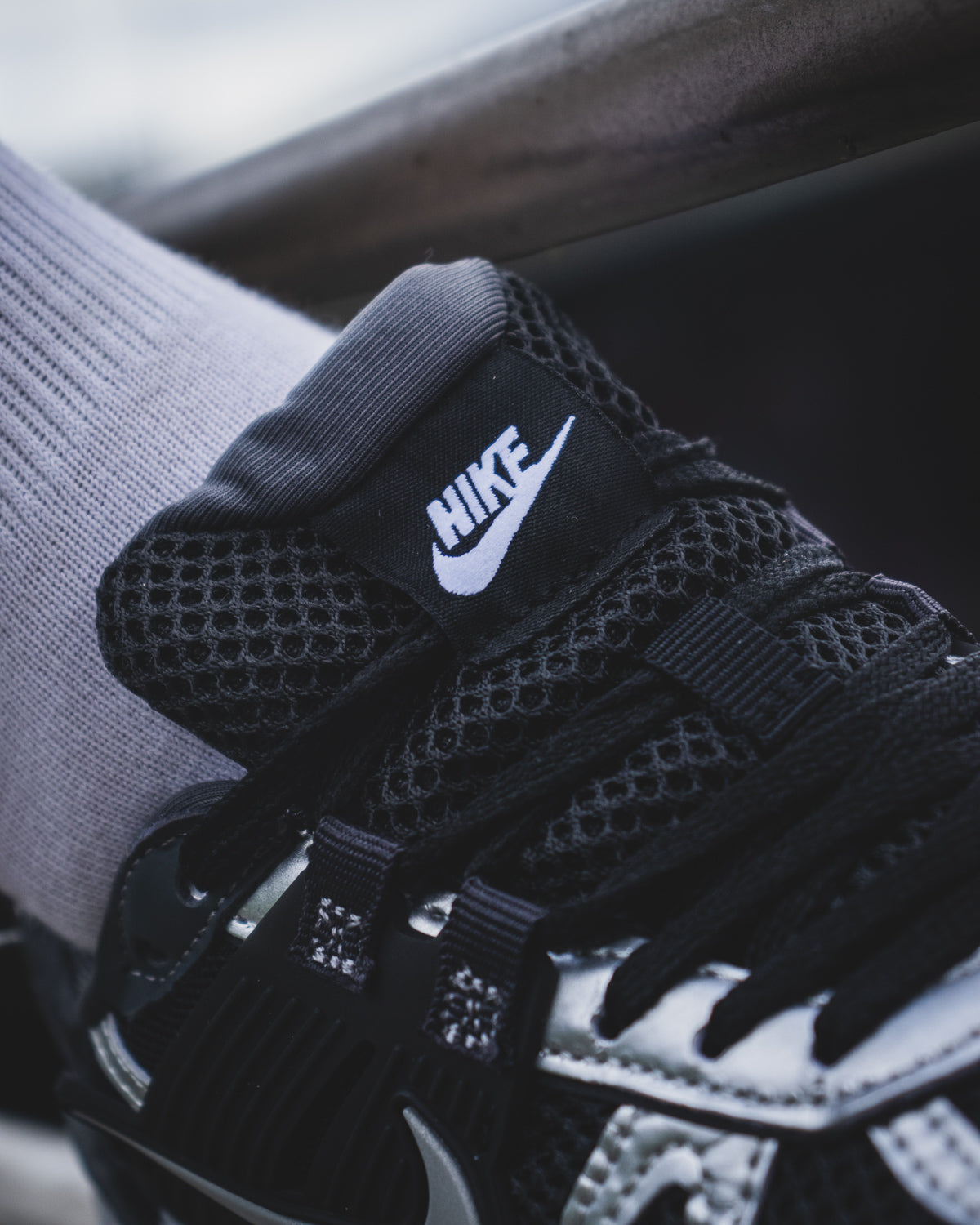 Nike V2K Run "Black Metallic Silver"