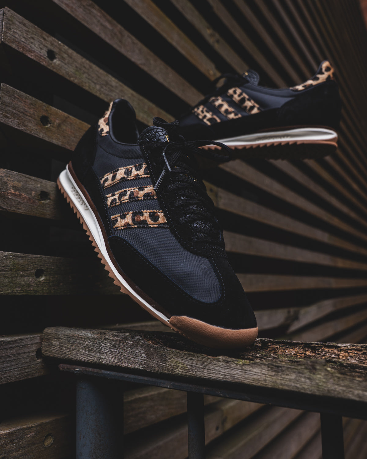 Adidas SL 72 Negra Leopardo