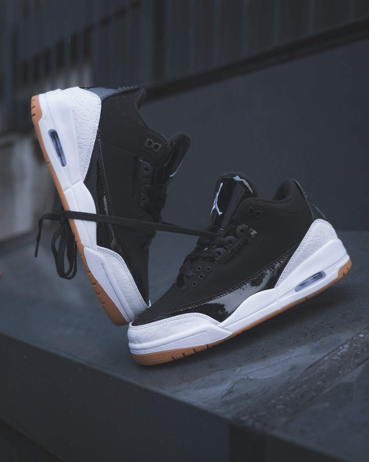 Nike Air Jordan 3 Retro "Black White Gum"