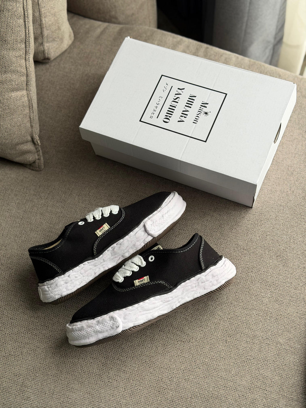 Maison Mihara Yasuhiro "Baker" OG Sole Canvas Low