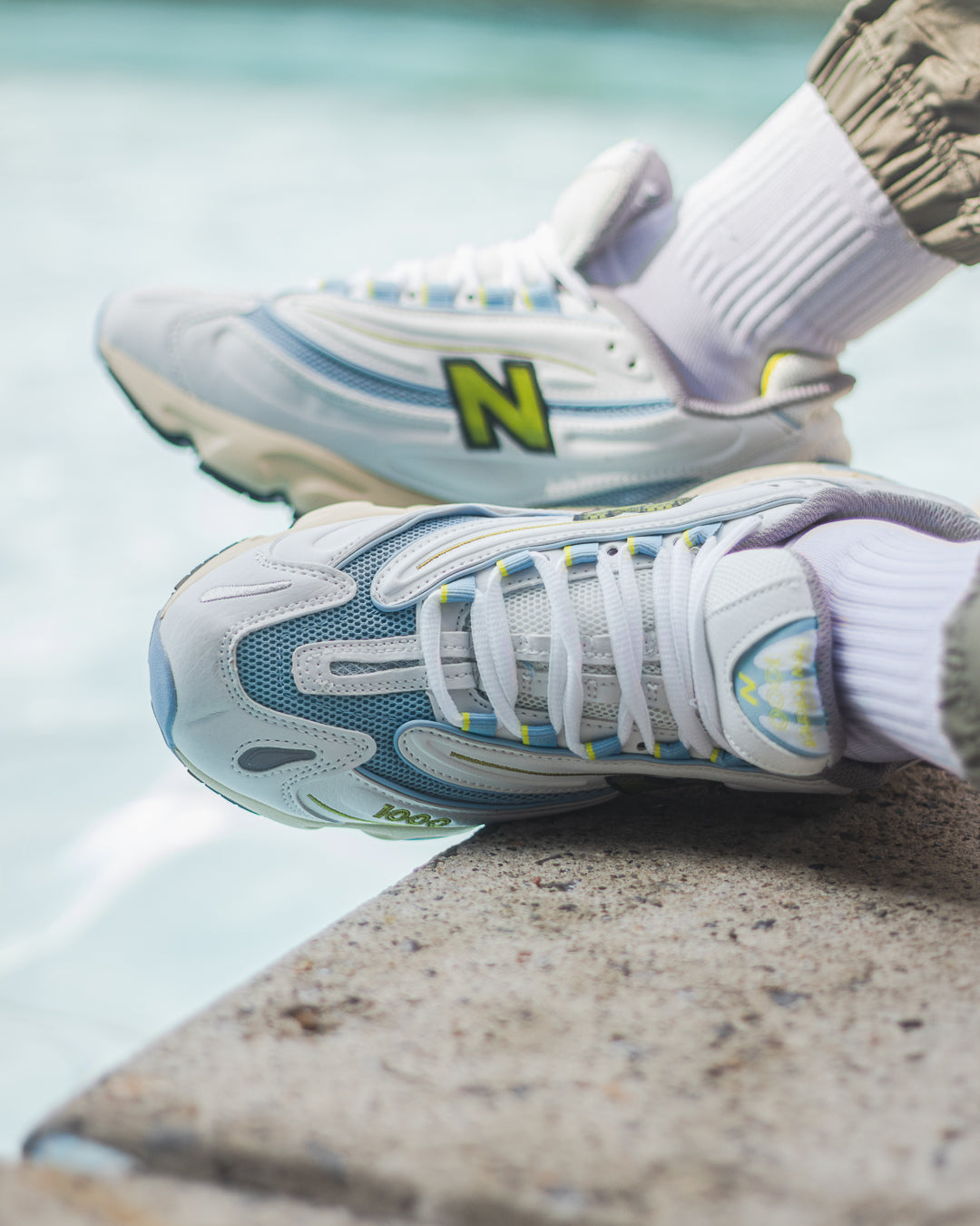 New Balance 1000 "Sea Salt/Heron Blue"