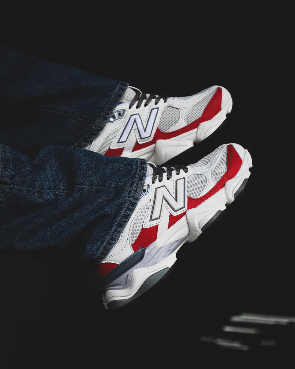 New Balance 9060 White/Red
