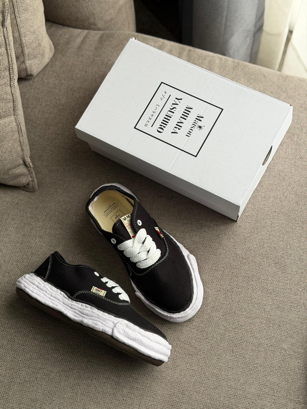 Maison Mihara Yasuhiro "Baker" OG Sole Canvas Low