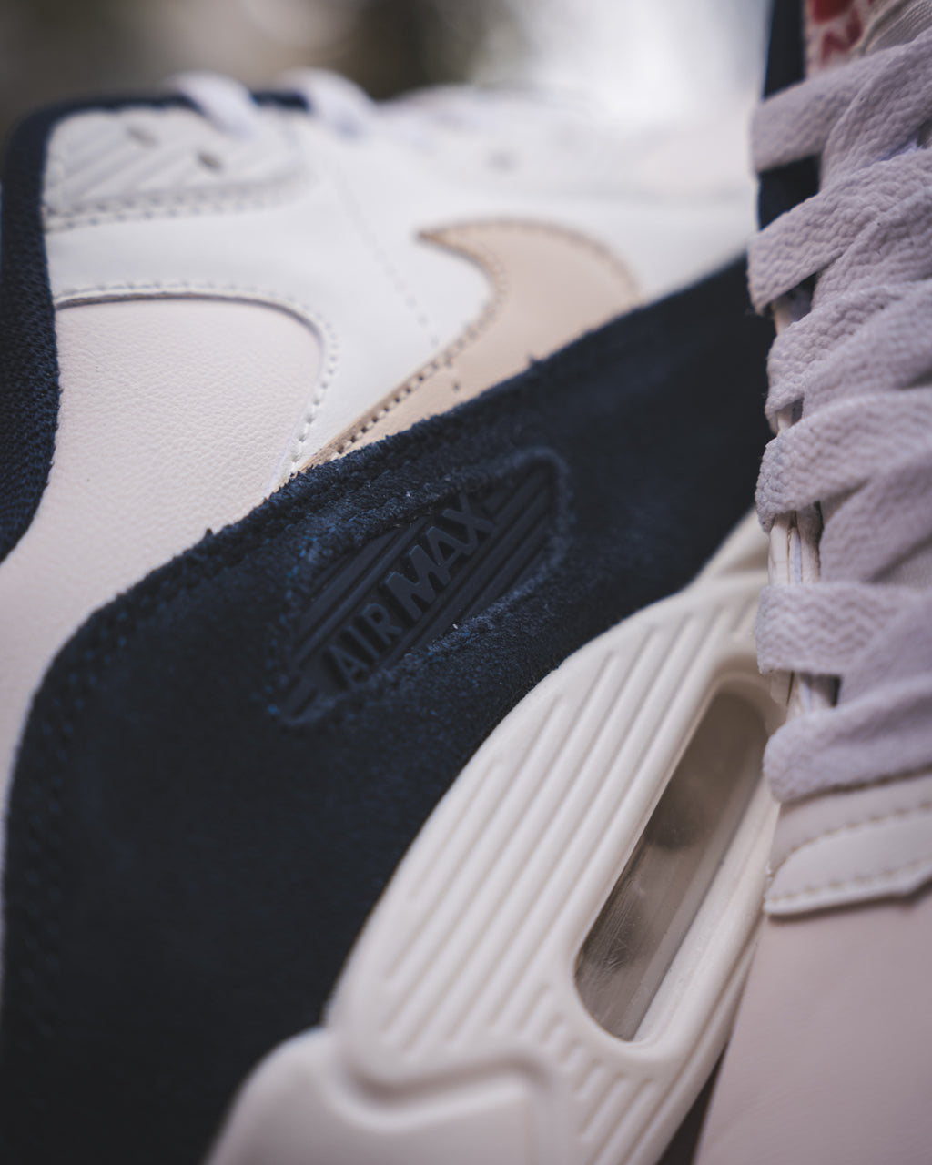Nike Air Max 90 Premium "Rare Air" Pale Ivory Thunder Blue