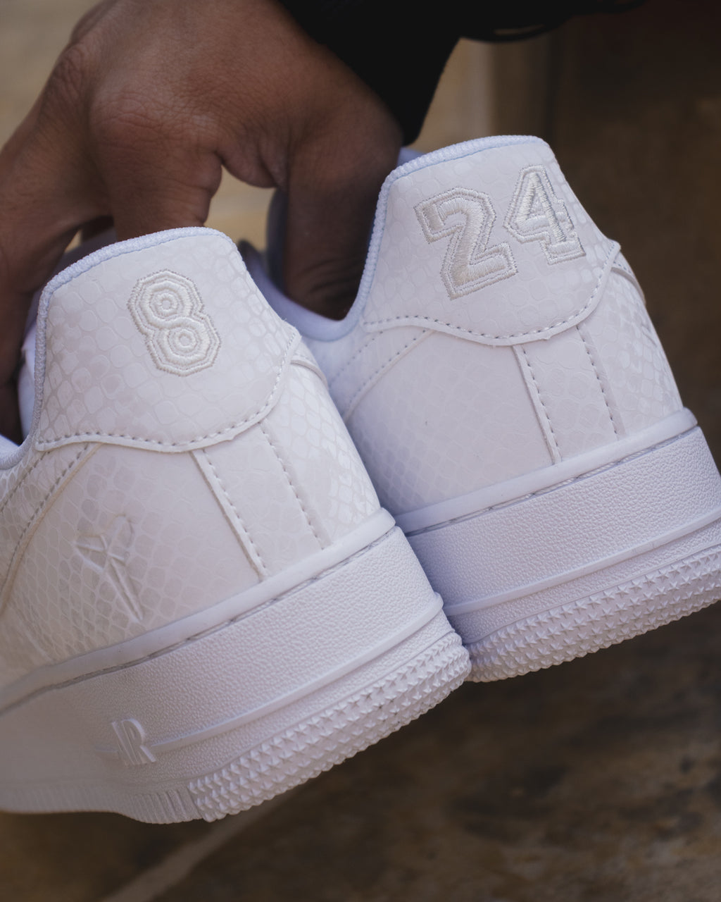 Nike Air Force 1 Low Protro Kobe Bryant "Mamba Mentality" Triple White