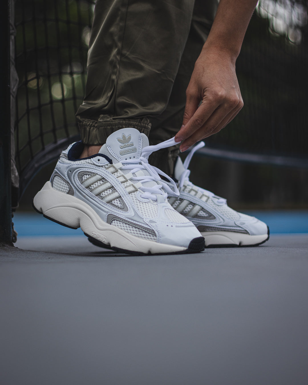 Adidas Ozmillen “White and Silver”