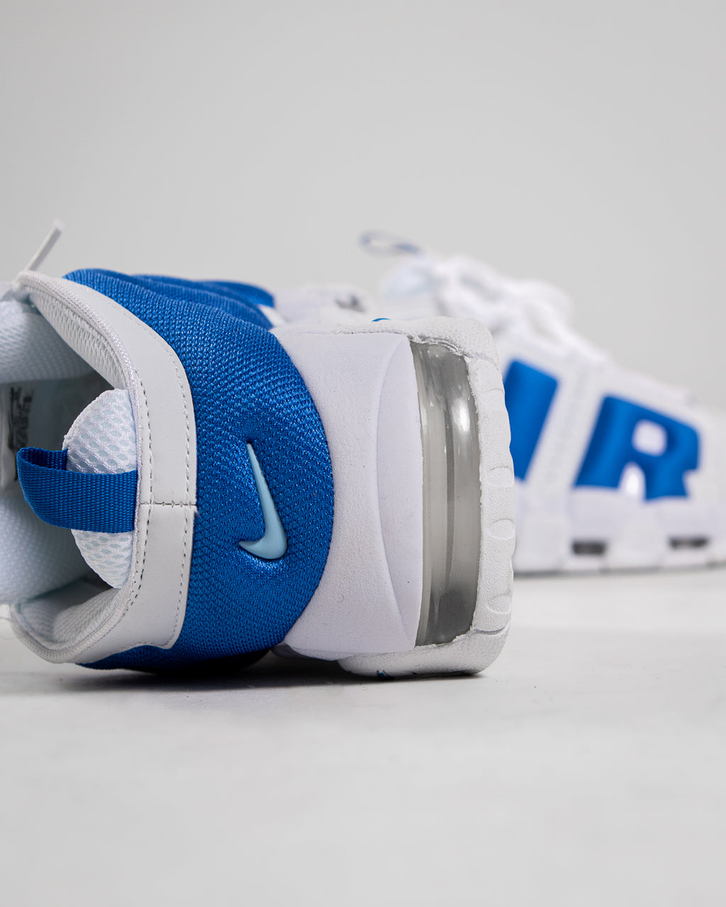 Nike Air More Uptempo Low "White and Hyper Royal"