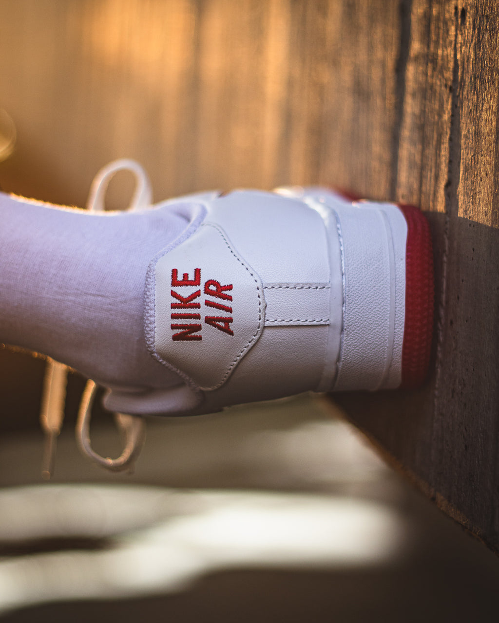 Nike Air Force 1 Low '07 Retro Color of the Month Jewel Swoosh University Red