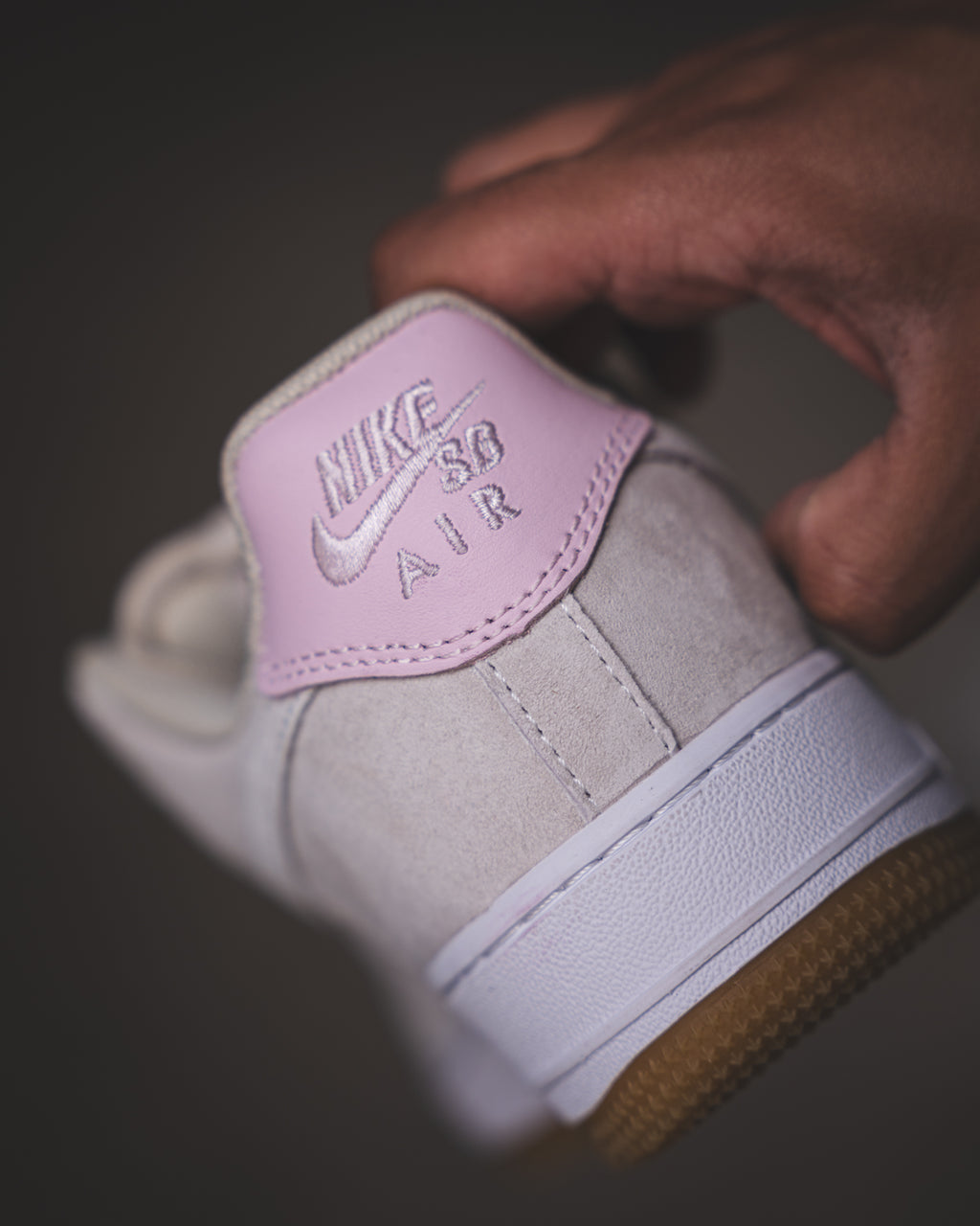 Nike SB Air Force 1 Low Light Orewood Brown and Pink Foam