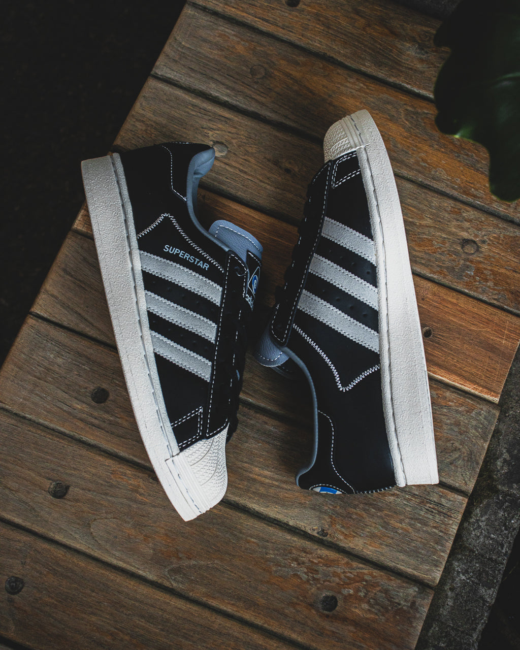 Adidas Superstar “Carbon Grey Contrast Stitch”
