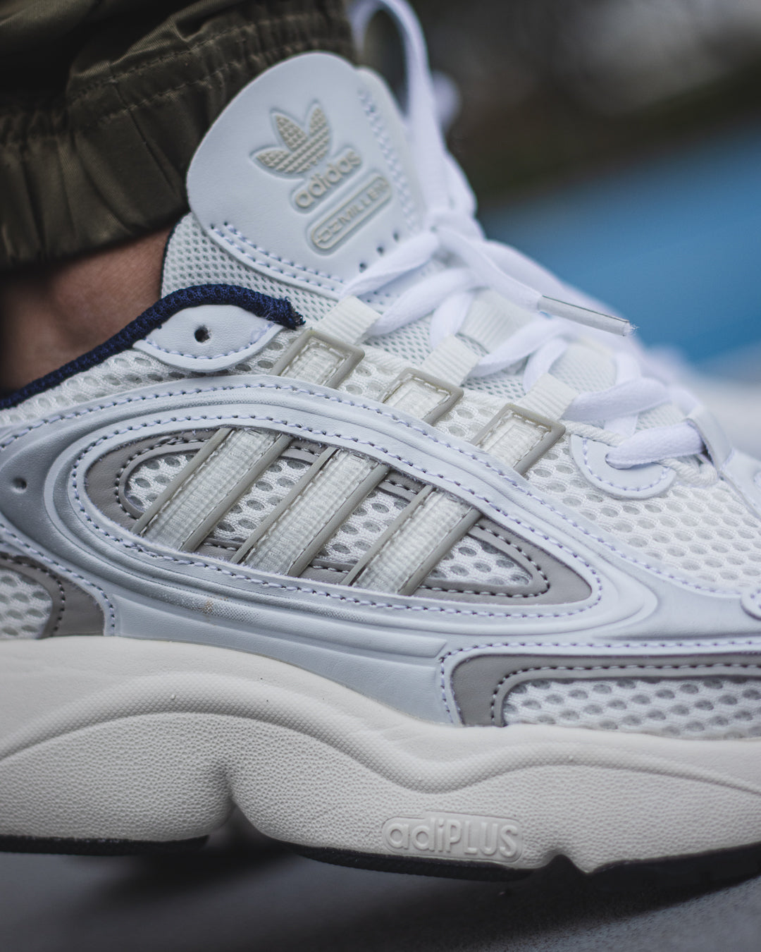 Adidas Ozmillen “White and Silver”