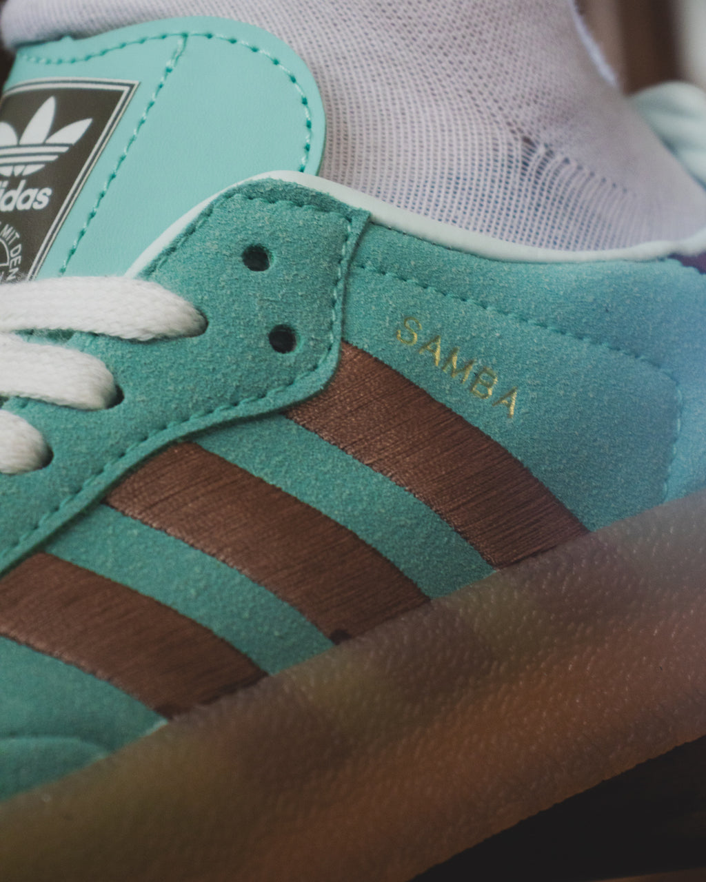 Adidas Sambae "Semi Flash Aqua"